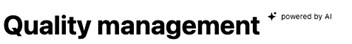 Qualitätsmanagement powered by KI