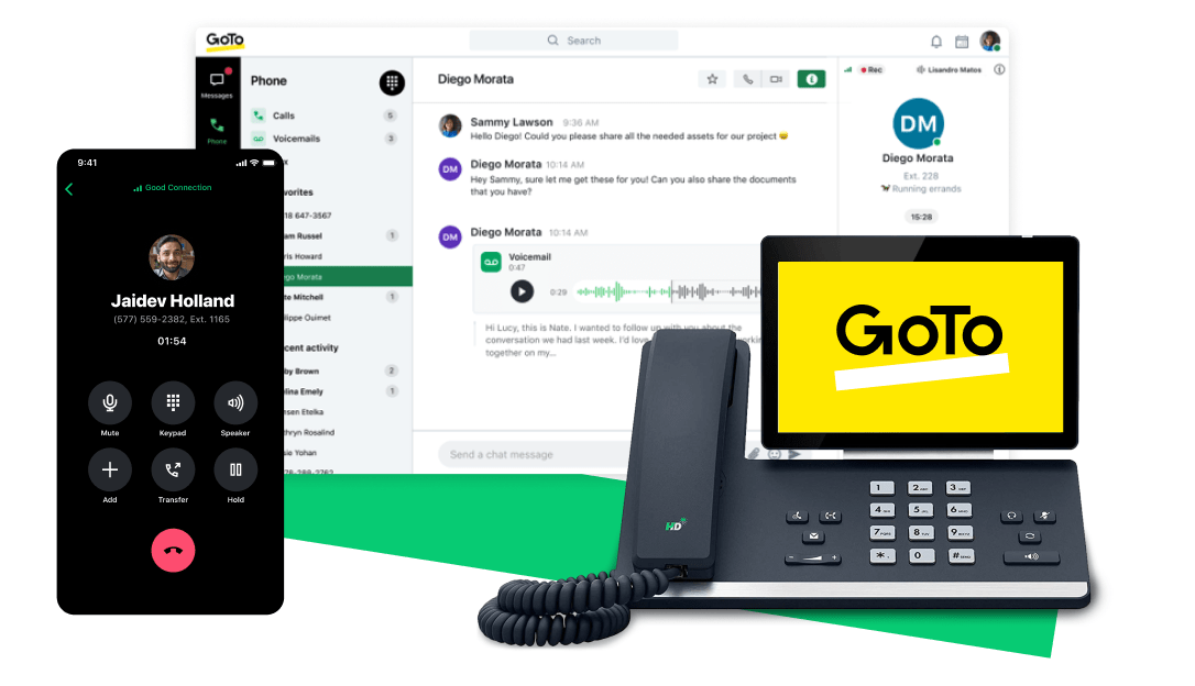 GoTo Connect hat auf allen großen Websites für unabhängige Bewertungen (wie G2, Consumer Affairs, Capterra oder GetVOIP) durchschnittlich mehr als 4,5 Sterne erreicht und ist damit die am meisten empfohlene VoIP-Software in der Branche.
