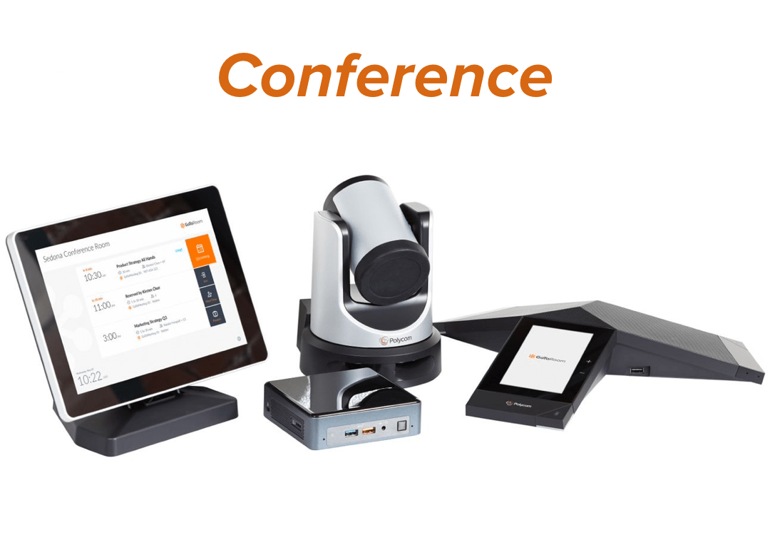 Poly Conference Equipment.