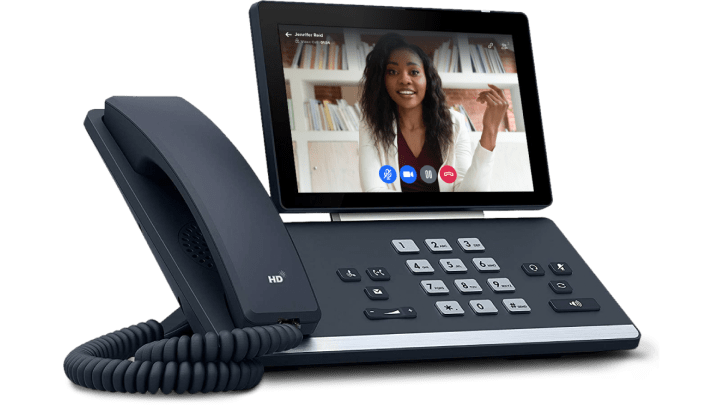 Ein Video über ein Tischtelefon mit Touchscreen in GoTo Connect integrieren  