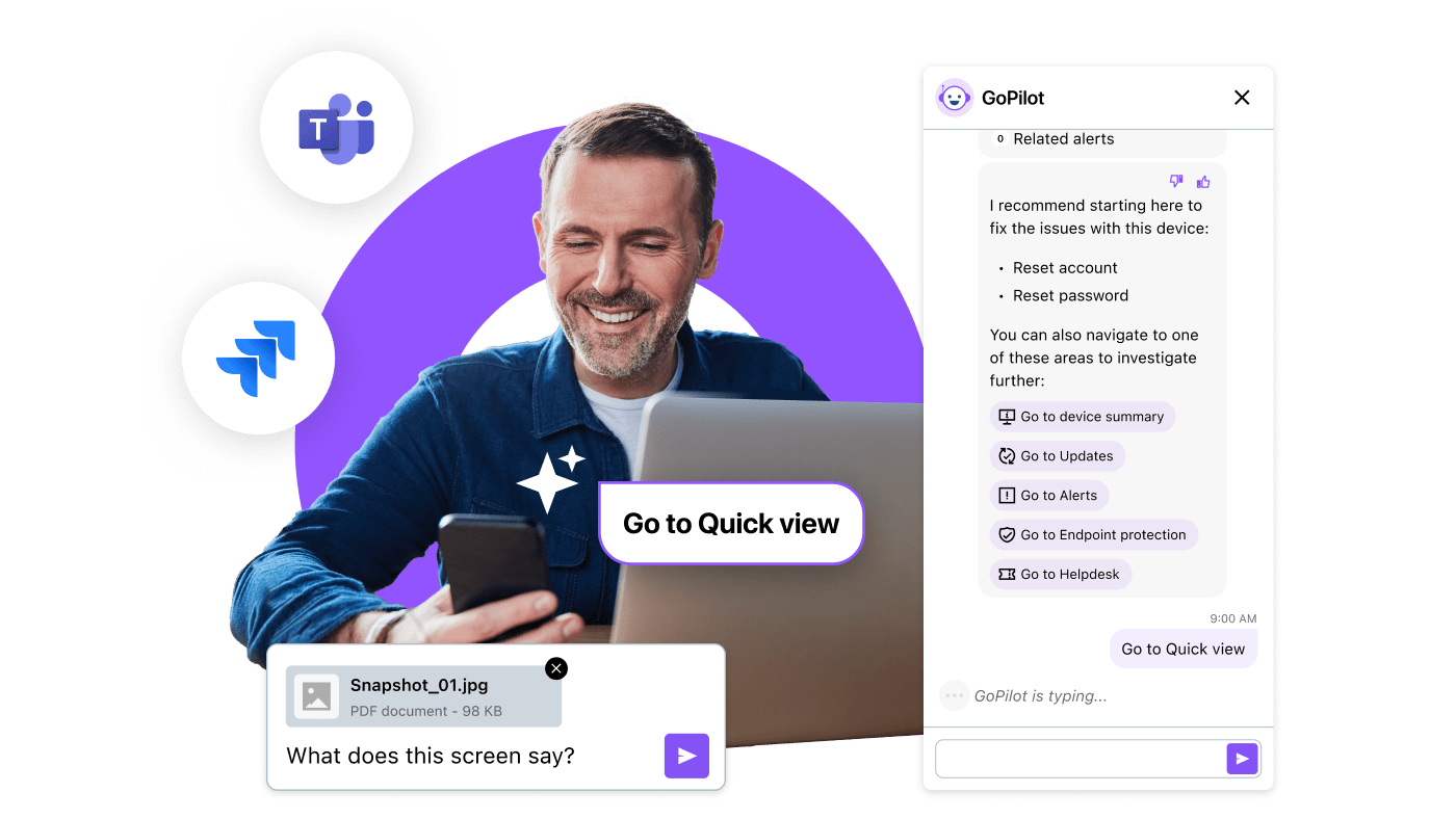 GoTo Resolve unterstützt IT-Teams mit KI-gestützten Lösungen, intelligenteren Workflows und einem erweiterten Ökosystem für einen reibungslosen Betrieb.